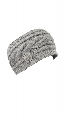 bandeau alpaga gris