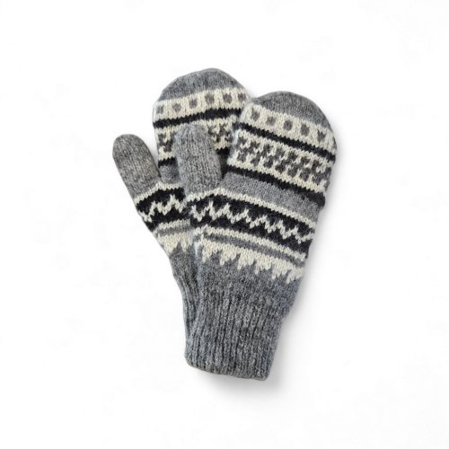 Mitaine alpaga réversible