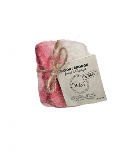 Savon feutré à l'alpaga MELON