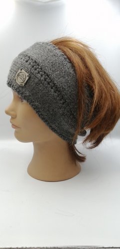 bandeau alpaga gris