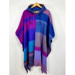 poncho alpaga recyclé